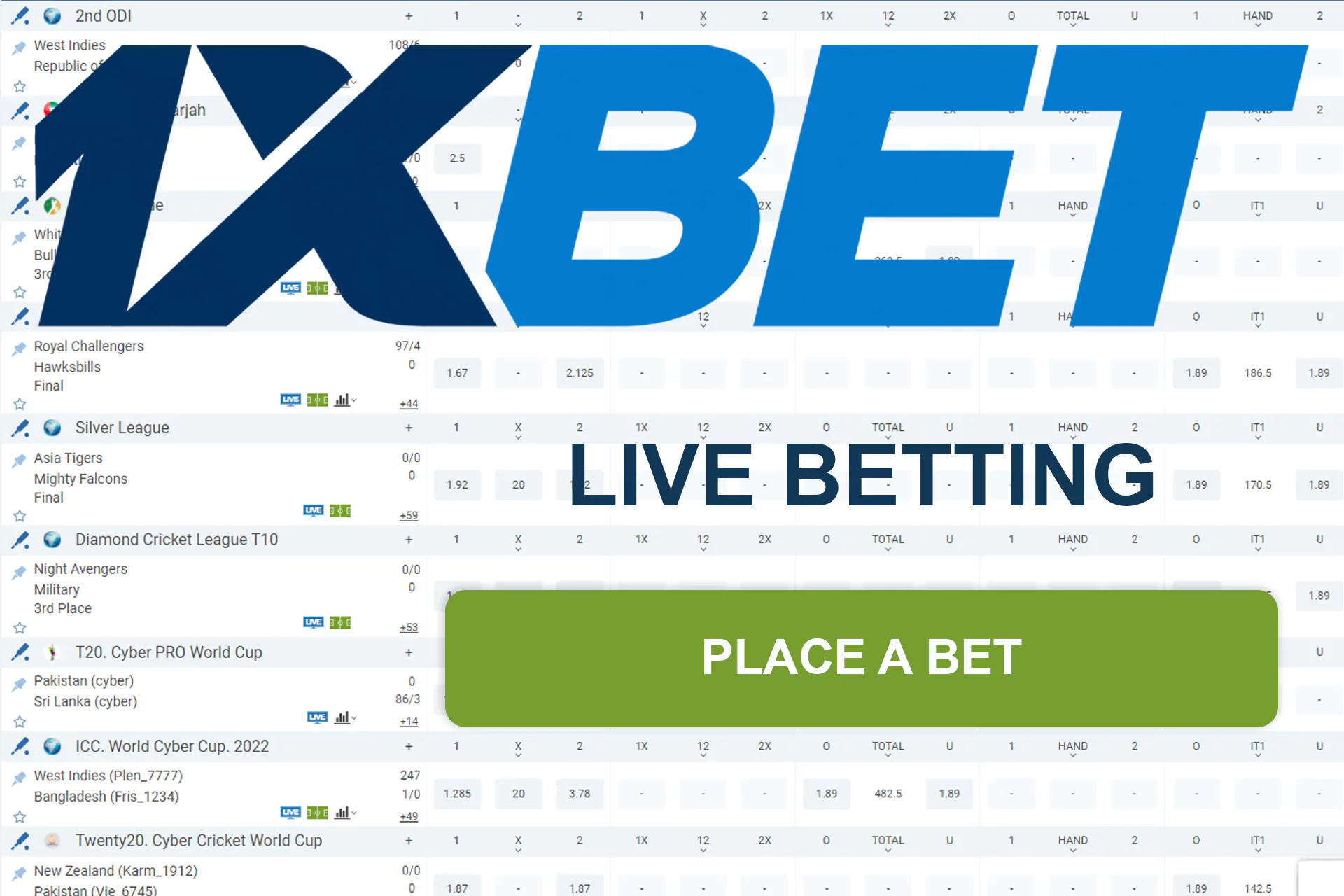 1xbet Live Betting : Un guide complet